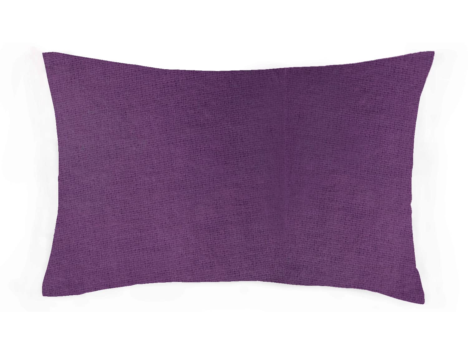 100% Brushed Cotton Soft Flannelette Pillowcase Pair Pillow Cover (Purple)