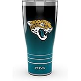 Tervis Traveler NFL Jacksonville Jaguars - Ombre Triple Insulated Tumbler Travel Cup Keeps Drinks Cold & Hot, 30oz, Stainless Steel