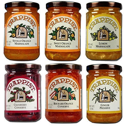 6Jar Variety Pack Marmalades & Conserves Trappist
