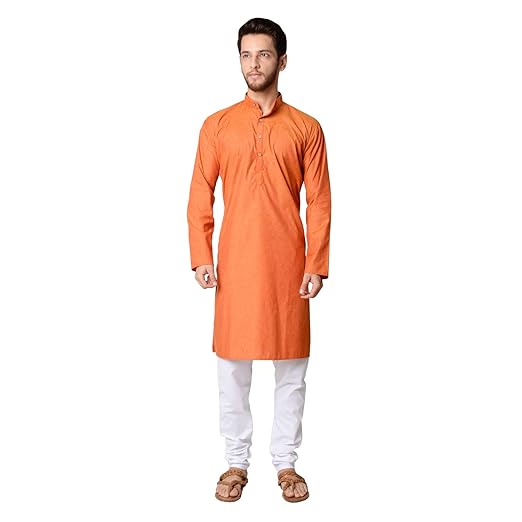 Men's Cotton Linen Kurta Pyjama