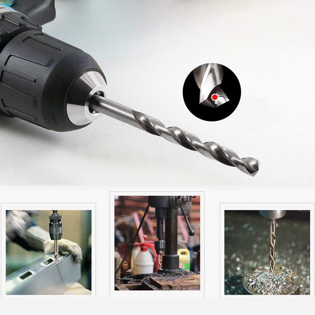 5 PCS Extra Long Twist Drill Bits, 150 mm Long High-Speed Steel Wood Drill Bits - Image 4
