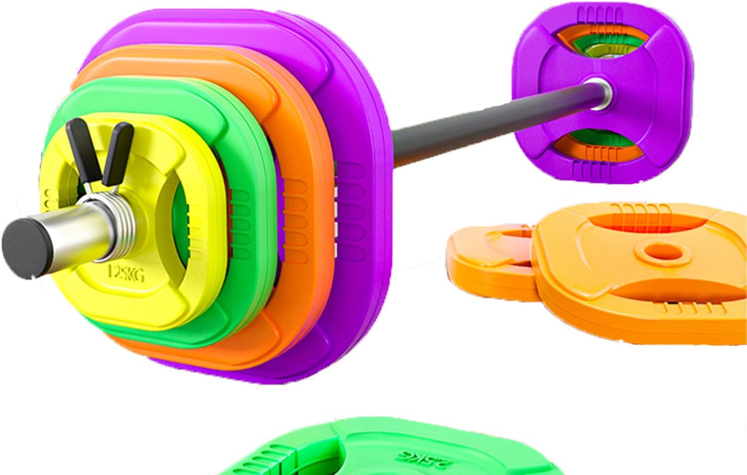 Barbell Disc Plate, Color Coded Barbell Weight Plates for