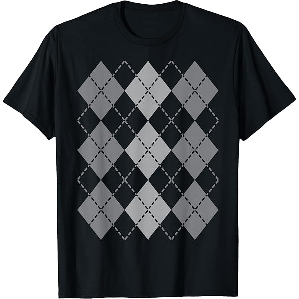 Amazon.com: Retro Argyle Rockabilly T-Shirt T-Shirt : Clothing
