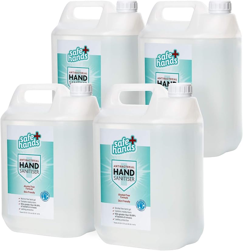 Star Brite Safe Hands Hand Sanitiser Gel Alcohol Free 5 Litre Refill Pack