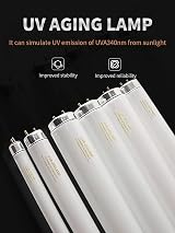 Somesino UVA 340 15W T8 Fluorescent Aging Lamp 450mm Simulate Noon Sunlight view 5