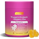 Brurtzexs Her Juicy Feminine Probiotics Gummies for Women with Slippery Elm - Pineapple Flavor, pH Balance & Immune Health Support - Digestive & Feminine Support - Vegan Supplement, 60 C