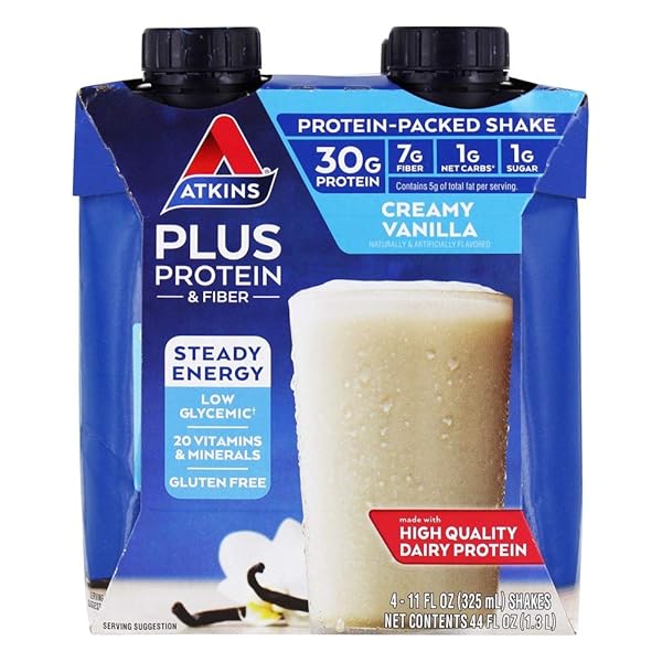ATKINS – RTD PLUS PROTEIN & FIBER SHAKES...