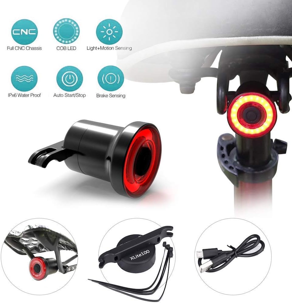 motion activated bike tail light