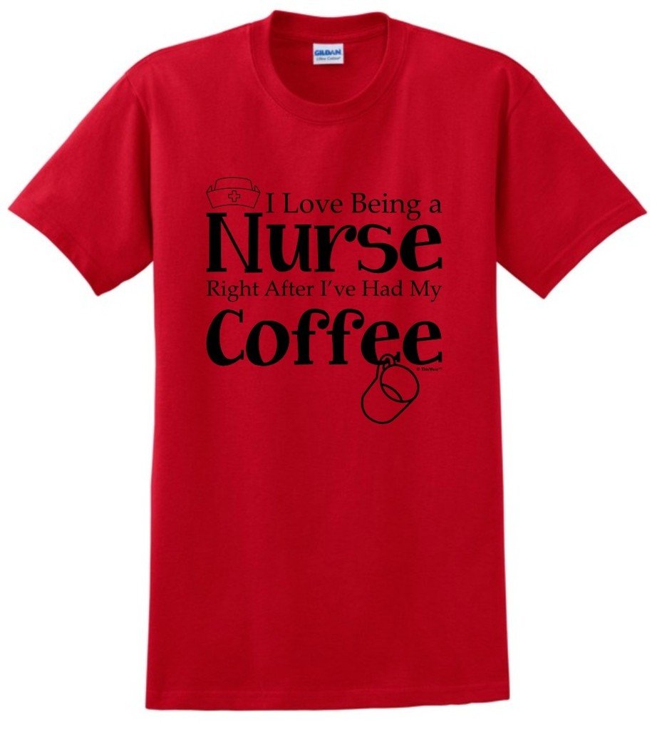  Nurse Gift Love Right After I've Had My Coffee T Shirt