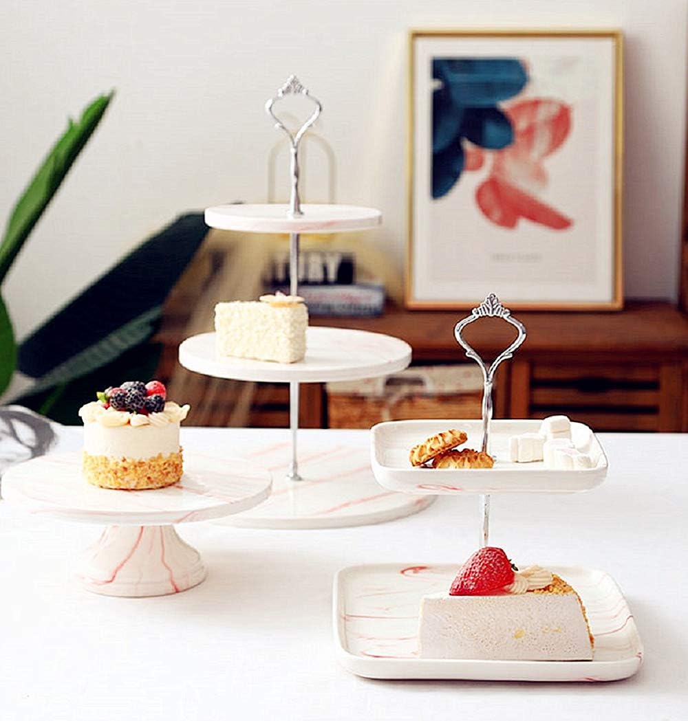 JeVenis 6 PCS Hardware Fittings Cake Stand Cake Stand Fittings Hardware Holder Plate Connection