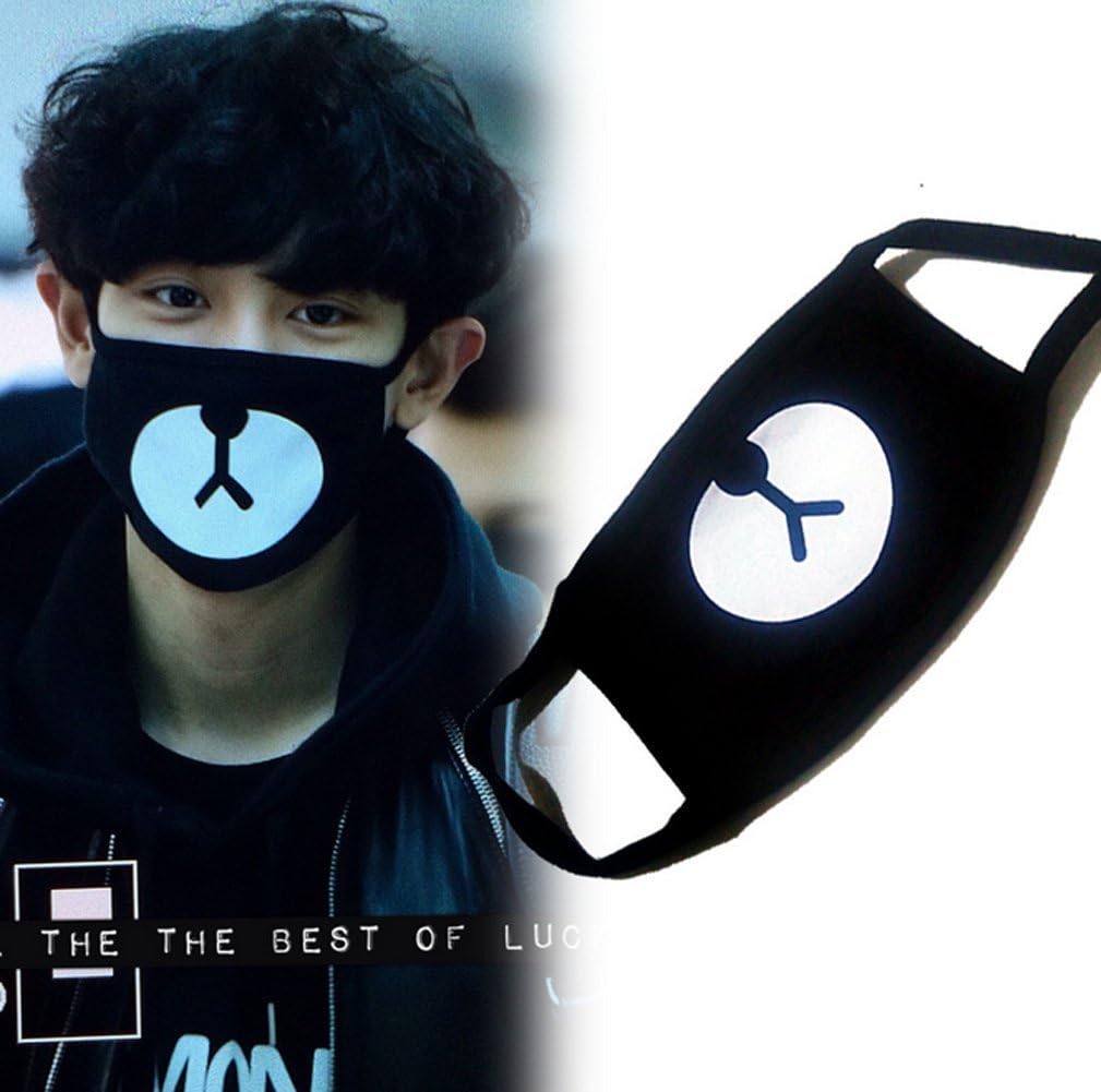Schoolsupplies Unisex Exo All Members Black Mask Exo Mask Kpop Mask 16 Types