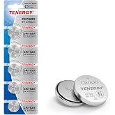 Tenergy CR1620 3V Lithium Button Cell Battery, for Car Keys, Watches, Calculators, Remote Controls, 5 Count