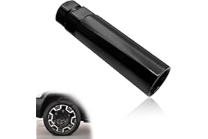 Car Large 6 Spline Lug Nut Socket Spline Lug Nut Key, Car Fuel Rim Lug Nut Lock Removal, for 21mm (13/16") and 22mm (7/8") He
