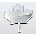 Maple Leaf Canada Chrome Finish Decal Emblem 3D Sticker car Bike 2.7" Flexible