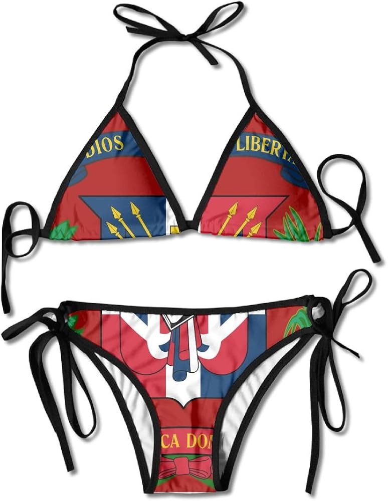 Flag of The Dominican Republic Bikini Women's Summer