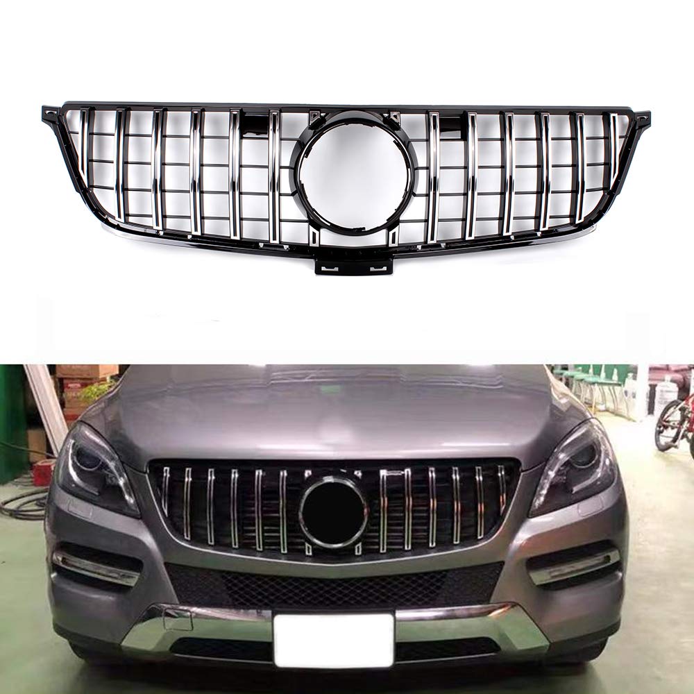 For W166 GT Grille ML300 ML320 ML350 ML400 2013 2014 2015 Front Grill