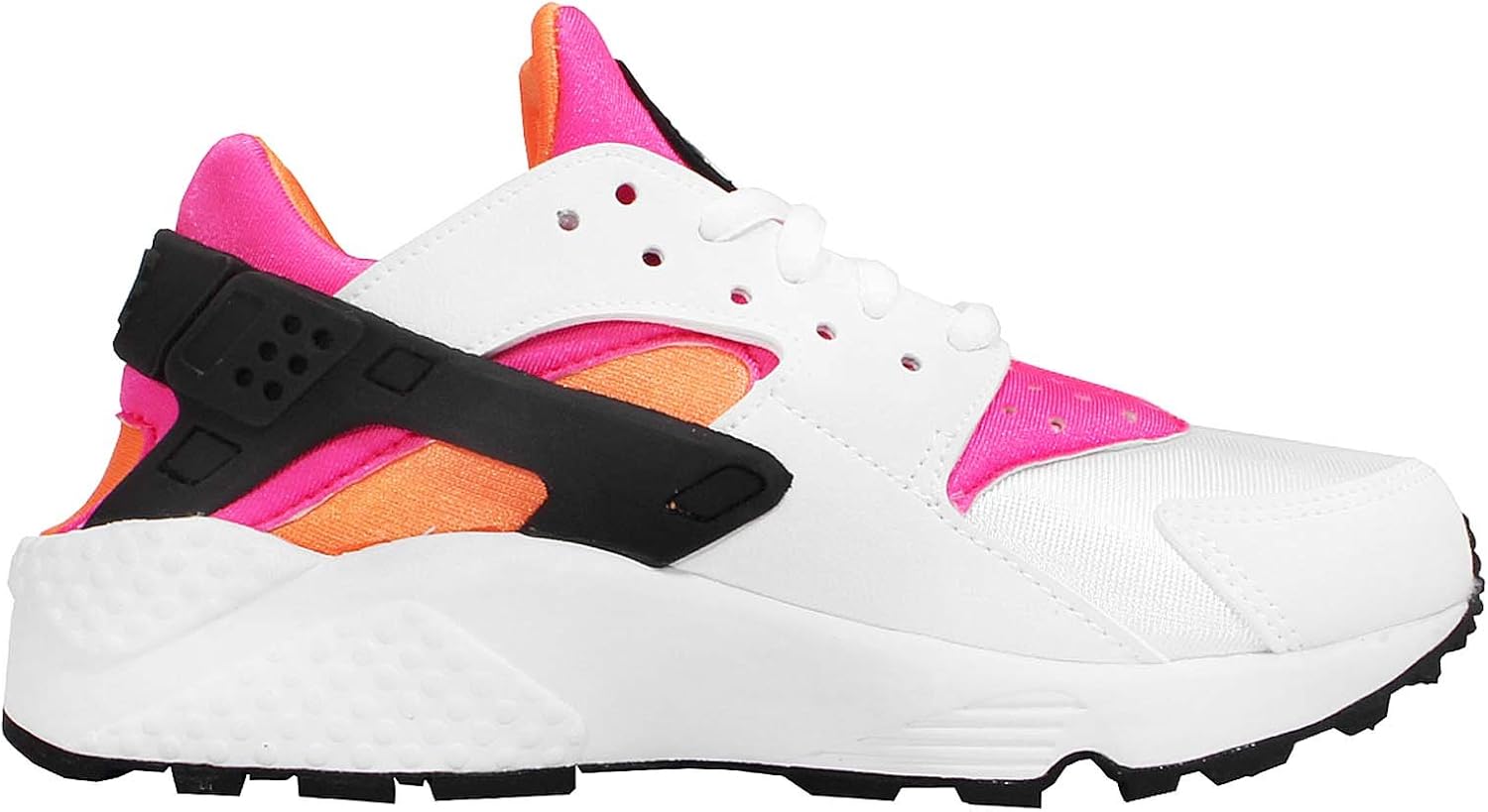 pink orange and white huaraches