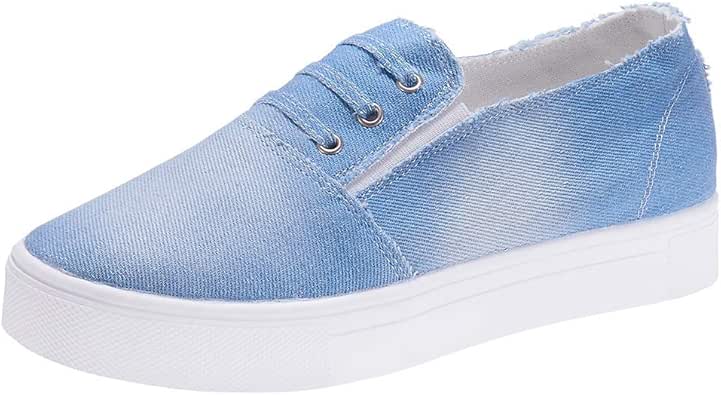 slip on denim shoes