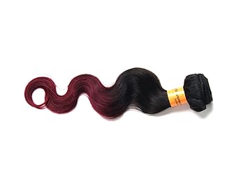 Amazon Com 100 Indian Body Wave 1b Burgundy 10 Inches Hair