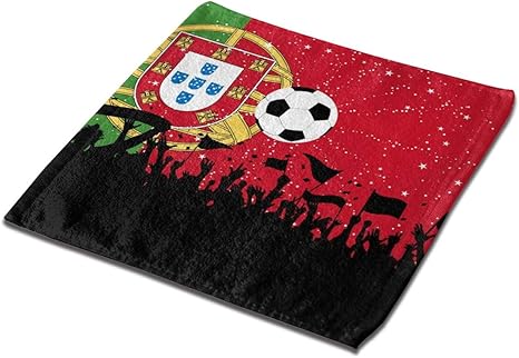 Amazon Co Jp 群衆とポルトガルサッカー タオル ハンドタオル 業務 家庭用 おしぼり おしゃれ 人気 柔らか肌触り 瞬間吸水 速乾 フェイスタオル ホーム キッチン