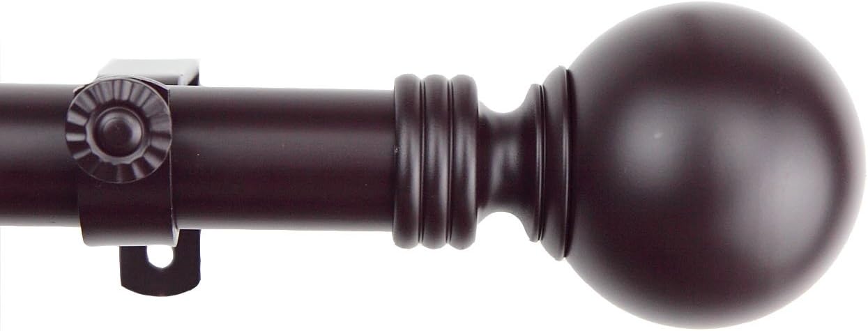 Rod Desyne Globe Window Curtain Rod Set: Home & Kitchen