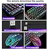 T3-Upgrade-Wireless-Keyboard-Mouse-Combo-Rainbow-Backlit-24G-Rechargeable-Mechanical-Feel-Gaming-Keyboard-2400DPI-6-Buttons-Optical-Rainbow-LED-Gaming-Mouse-Free-Gaming-Mouse-Pads-Black T3 Upgrade Wireless Keyboard Mouse Combo, Rainbow Backlit 2.4G Rechargeable Mechanical Feel Gaming Keyboard + 2400DPI 6…