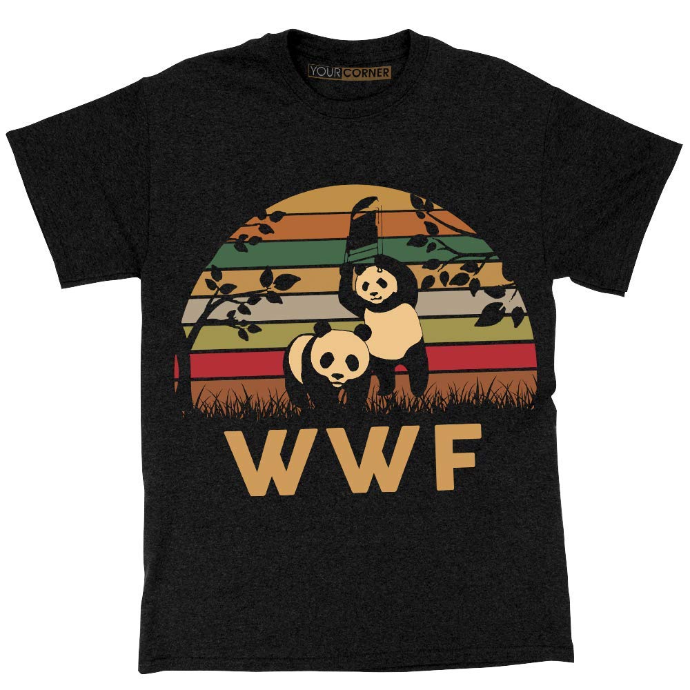 Wwf Panda Vintage Retro Tank Top T-shirt Wwe Wrestling