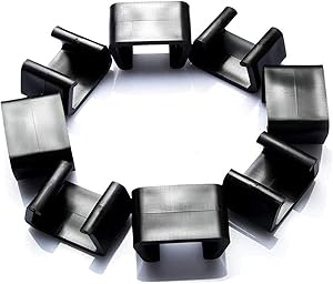 10 PCS Patio Furniture Clips,Outdoor Sofa Rattan Chair Furniture Fasteners Wicker Patio Clip Sectional Connector Connect Clamps Large