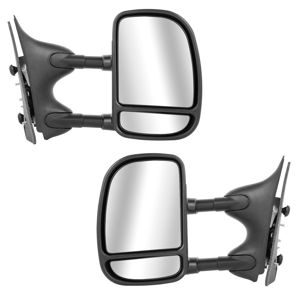 Ford Super Duty Towing Mirrors Pair Rear View Mirrors for 1999-2007 Ford  F250 F350 Super Duty with Power Control Heated Manual Telescoping and  Folding ...