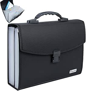 Uquelic 26 Bolsillos Actualizado A4 Clasificadores Carpetas de Acordeón