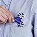 Krazy Spinner Hand Spinner Toy Stress Reducer Ultra Durable High Speed Ceramic Bearing Finger Toy Guarantee 1 Min Spin Time Perfect for ADD ADHD Anxiety Autism Stress Relief Adult Children (BLUE)