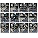 Star Wars (Set of 12) Hotwheels Starships Spaceship Models Toy Set Figures and Stands Mattel Millennium Falcon