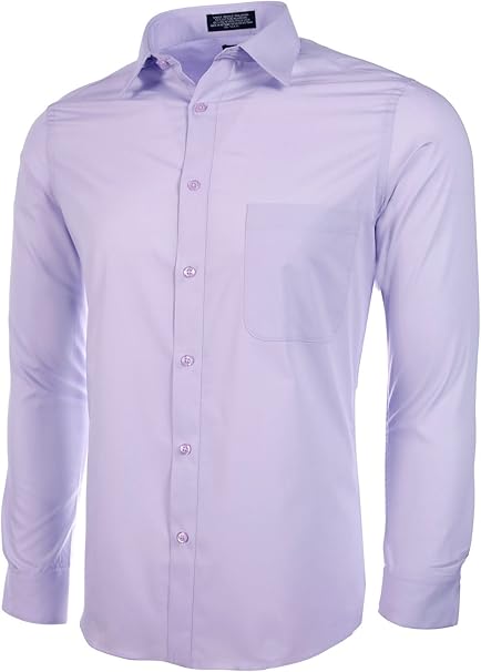 large slim fit dress shirt