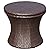 Sundale Outdoor 7.5 Gallon Deluxe Patio Pool Cooler Table All Weather Patio Cool Bar,Brown Wicker