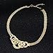 Fashion Necklace, UMFun Women Handcuffs Necklace Earring Bracelet Ring Set