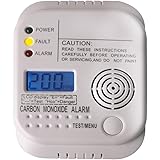 Nemaxx CO Melder 10x Set - Kohlenmonoxidwarner Mit LCD Display Nach DIN EN50291