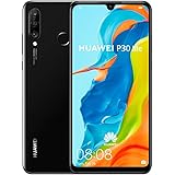 Huawei P30 Lite 128 GB 6.15 inch FHD Dewdrop Display Smartphone with 48MP AI Ultra-wide Triple Camera, 4GB RAM, Android 9.0 Sim-Free Mobile Phone, Single Sim, UK Version, Black