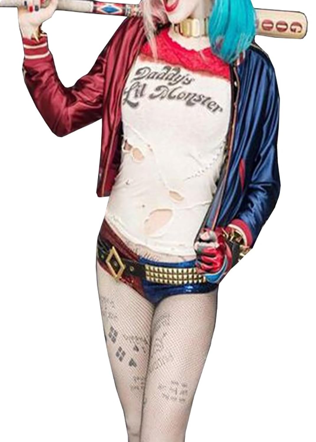 Women's Suicide Squad Deluxe Harley Quinn Cosplay Costume