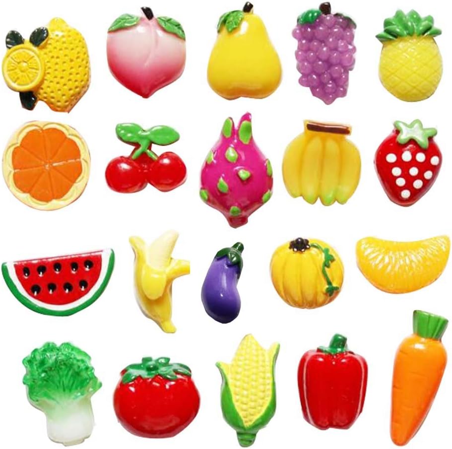 Amazon Co Jp クリエイティブな冷蔵庫マグネットステッカー野菜のフルーツマグネットセット 個入り ホーム キッチン