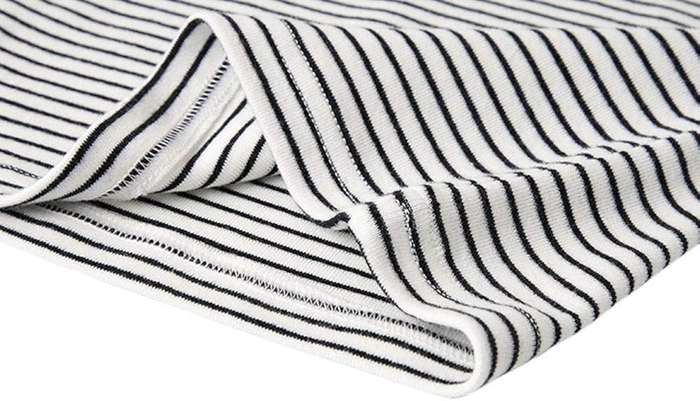 Baby Toddlers Long Sleeve Tee Little Kids Cotton Striped T-Shirt Crew Neck Tops: Clothing