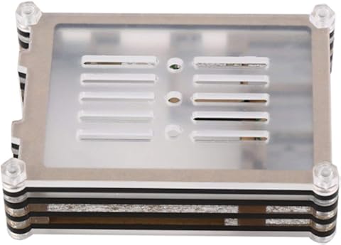 DAILY Dailyinshop Caja de Caja de acrílico Transparente de 1 Capa de 9 Capas para Raspberry Pi 2