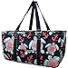 Sea Turtle Anchor Print NGIL Large Canvas Utility Tote Bag