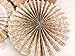 Burlap and Lace Printed Paper Fans, 14