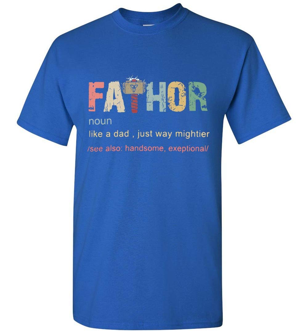 Clothingforfun Fathor Like Dad Just Way Mightier Avengerss Gift For Father's Day T Shirt
