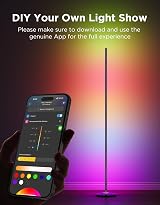 Govee LED Floor Lamp RGBIC Corner Lamp 61 Scenes Music Sync Smart Black view 8