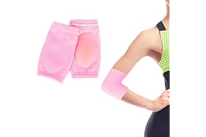 LIQWEI 2 Pcs Moisturizing Elbow Protector Sleeves for Women, Spa Lotion Elbow Protection Protectors Pink Sleeve Elbows Moisturizing Dry Cracked Skin Care