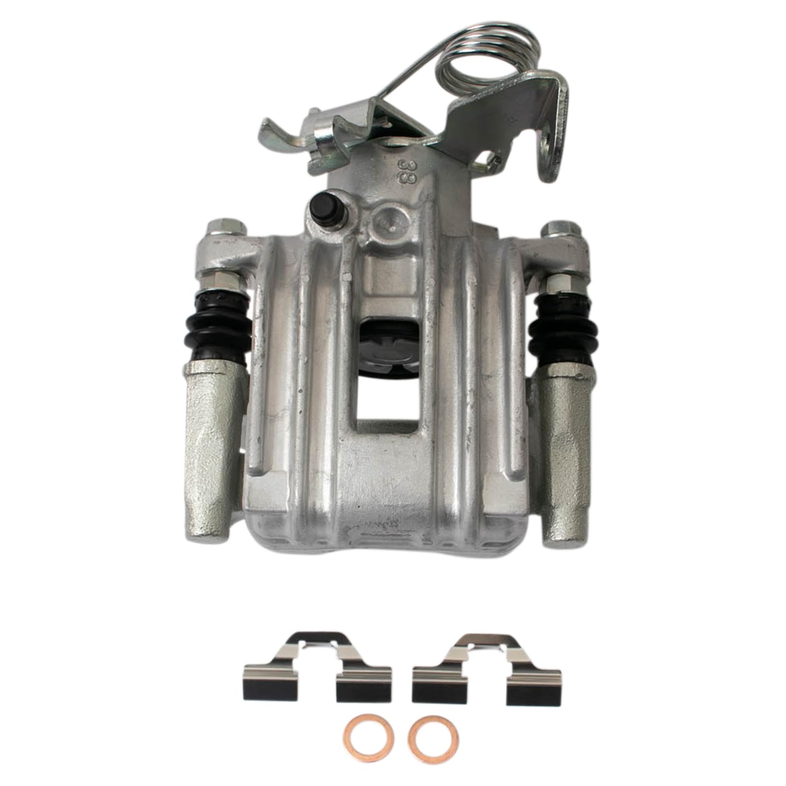 TRQ Rear Left Brake Caliper w/Bracket Drivers Side Compatible with 1999 Audi A6 1998-2004 A6 Quattro 2001-2005 Allroad Quattro 2000-2005 Volkswagen Passat