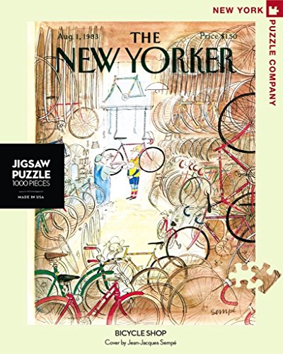 New York Puzzle Company - New Yorker Bicycle Shop - 1000 Piece Jigsaw Puzzle