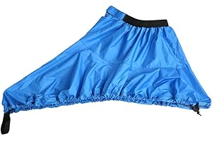 lyrlody Kayak Spray Skirt, Universal Adjustable Sport Water Resistants Nylon Kayak Spray Skirt, Deck Sprayskirt Cover, Canoe 