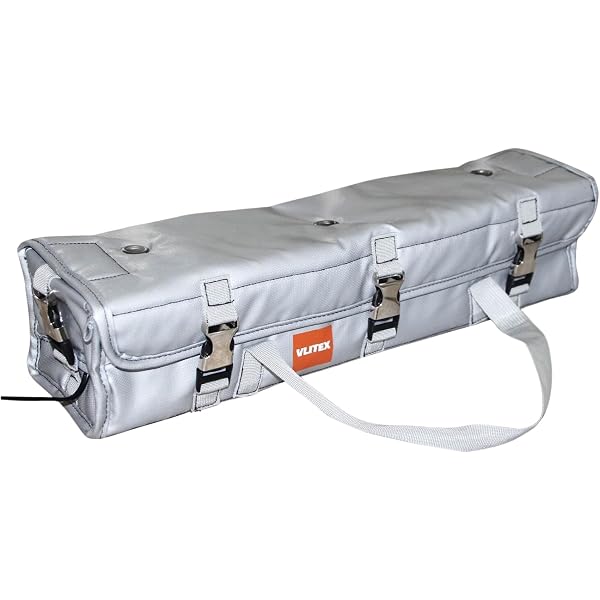 VLITEX Fireproof E-Bike Battery Bag (Large) - E-Fiberglass & Silicone Charging/Storage Box For Lithium Batteries